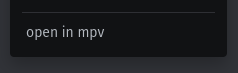 Thumbnail open in mpv