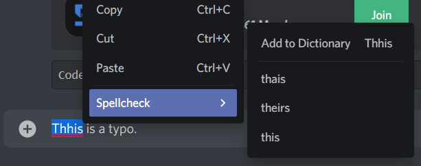 Thumbnail SpellCheck